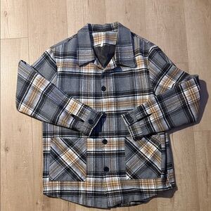 SHEIN Plaid Shacket